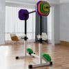 Achamusi Barbell Rack Stand - Multifunctional Adjustable Squat Rack, Heavy-Duty Dumbbell RackStrength Training Dip Station, Home Gym Equipment Max Load 550lbs view 4