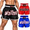 MRX Muay Thai Shorts for Men Training, Kickboxing, Fighting, Boxing Shorts for Martial Arts, Grappling, Cage Fight, BJJ Black XXL view 1