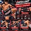MRX Muay Thai Shorts for Men Training, Kickboxing, Fighting, Boxing Shorts for Martial Arts, Grappling, Cage Fight, BJJ Black Small view 4