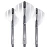 RED DRAGON Hardcore Silver Flash Design Flights and VRX Stems Combo Pack view 3