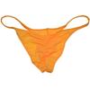 OROCOJUCO Men Whale Tail Bikini Bodybuilding Contest Posing Trunks Competition Suit Physique Briefs 3-Pack(Yellow) XL view 2