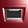 Rico Industries NFL Football Tampa Bay Buccaneers Premium 12" x 6" Chrome Frame With Plastic Inserts - Car/Truck/SUV Automobile Accessory view 2