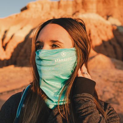 Stansport Microfiber Neck Gaiter - Blue - 2 Pack
