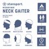 Stansport Microfiber Neck Gaiter - Blue - 2 Pack view 4