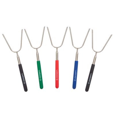 Stansport Stainless Steel Telescoping Forks - 5 Pack