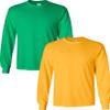 Gildan Men's Heavy Cotton Long Sleeve T-Shirt, Style G5400, Pack of 2 Small Iris-Gold view 1