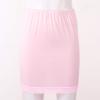 Alvivi Women's Elastic Waist Half Slip Underskirt Short Mini Skirt Slit Lace Trim Skirts Nylon Essentials Half Slip Light Pink OneSize view 3