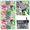 Quick Dry Towel Extra Large Waffle 78x35 Inch - Microfiber Beach Towel - Perfect for Beach, Travel, Swimming, Pool, Yoga, Hiking, Camping - Lightweight, Fast Drying, Compact for Adults (Blossom) view 1