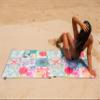 Quick Dry Towel Extra Large Waffle 78x35 Inch - Microfiber Beach Towel - Perfect for Beach, Travel, Swimming, Pool, Yoga, Hiking, Camping - Lightweight, Fast Drying, Compact for Adults (Blossom) view 4