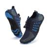 WateLves Water Shoes for Men Women Barefoot Quick-Dry Aqua Sock Outdoor Athletic Sport Shoes Kayaking Boating Hiking Surfing Walking (N-Black Blue, 39) view 4