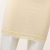 Alvivi Women's Elastic Waist Half Slip Underskirt Short Mini Skirt Slit Lace Trim Skirts Nylon Essentials Half Slip Nude OneSize view 3