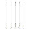 Dyxssm Fishing Hooks and Leader, Fishing Rigs Hook Line Stainless Steel Fishing Rigging Wire Hooks (4#, Style-A: 1 Hook rig) view 1