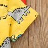 One opening Toddler Baby Boy Summer Clothes Daddy Son Letters T-Shirts Tees Tops+Camouflage Shorts Pants Outfits 2PCS Shorts Set Clothes (Yellow Summer clothes, 3T-4T) view 4