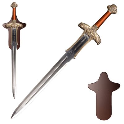 Conan The Barbarian, Conan Barbarian Sword,King's Warrior Sword, 39 inches, with Hanging Plate