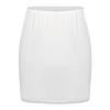 Alvivi Women's Elastic Waist Half Slip Underskirt Short Mini Skirt Slit Lace Trim Skirts Nylon Essentials Half Slip White OneSize view 4