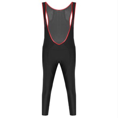 Oyolan Mens Cycling Bib Pants Sleeveless Tight Bodysuit Open Front Riding Bicycle Zipper Leggings Red Medium