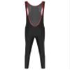 Oyolan Mens Cycling Bib Pants Sleeveless Tight Bodysuit Open Front Riding Bicycle Zipper Leggings Red Medium view 1