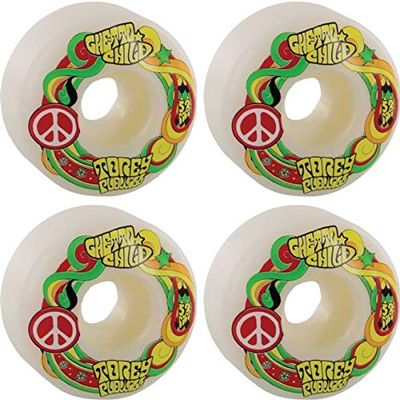 Ghetto Child Torey Pudwill Peace Skateboard Wheels - 52mm 101a (Set of 4)