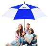 Baraida Golf Umbrella Large 62/68/72 Inch, Extra Large Oversize Double Canopy Vented Windproof Waterproof Umbrella, Automatic Open Golf Umbrella for Men and Women and Family.(68 Inch,White/Blue) view 2