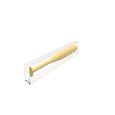 Junior Size Clear Acrylic Baseball Bat Display Small 31.5 X 4 X 4" Wall Mount Table Top Bat Holder Glorifier Confirm With Us You Checked Dims Will Fit Your Bat Size Verification Required 100089NEW-NPF