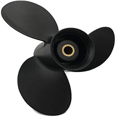 Yoofosun Dia 9 1/4 Inch Boat Aluminum Propeller 9.9HP 15HP 20HP RH Prop Fit Mercury Outboard Engines with 14 Spline Tooth 9 1/4x11