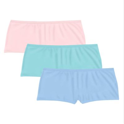 Comfort Choice Plus Size Boy Short 3-Pack - 13, Pastel Pack