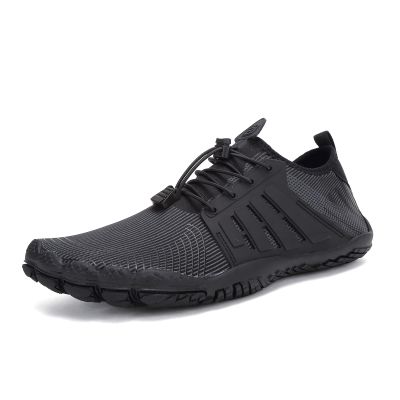 WateLves Water Shoes for Men Women Barefoot Quick-Dry Aqua Sock Outdoor Athletic Sport Shoes Kayaking Boating Hiking Surfing Walking (N-Black, 40)