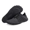 WateLves Water Shoes for Men Women Barefoot Quick-Dry Aqua Sock Outdoor Athletic Sport Shoes Kayaking Boating Hiking Surfing Walking (N-Black, 40) view 3
