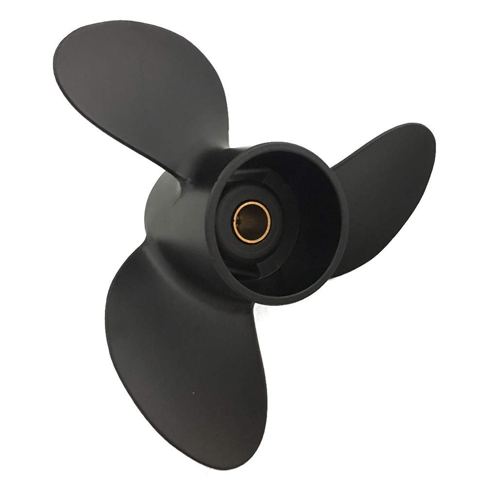 Yoofosun 3 Blade 4HP 5HP 6HP RH Prop Aluminum Outboard Propeller for Mercury Engine with 12 Tooth 7.8x8