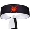 5Chaos Tiger Samurai Animal Printed Headband Hachimaki Tie for Karate Costume Kitchen Chef, Ninja Bushido Bandana for Kids Boys Girls Women Men, Head Wrap Sweatband for Cosplay Party