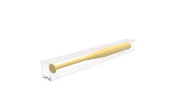 Junior Size Clear Acrylic Baseball Bat Display Small 31.5 X 4 X 4" Wall Mount Table Top Bat Holder Glorifier Confirm with Us You Checked Dims Will Fit Your Bat Size Verification Required 100089NEW-NF
