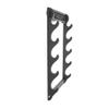 Sword Holder Wall Mount Hollow Out Pattern Sword Display Stand for Katana Wakizashi and Standard Swords 1-6 Tier,5 Tier view 3