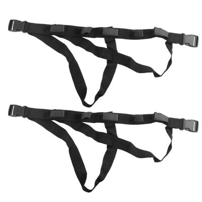 VOSAREA 1set Fishing Rod Car Brackets Vehicle Rod Holder Straps for Secure Transport Black Durable and Tear-Resistant