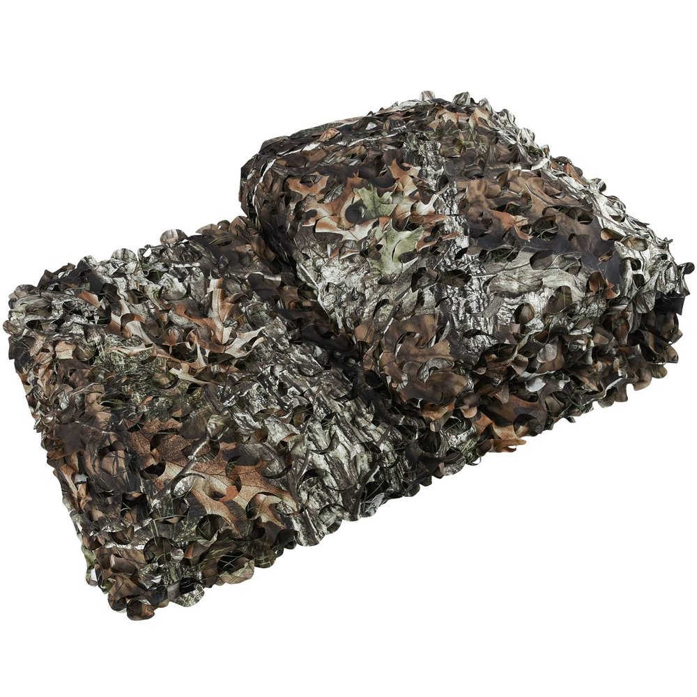 LOOGU Camo Netting, Camouflage Netting for Sunshade, Camping, Shooting and Hunting and Many More (13x16.5ft, 4Mx5M, LOOGU Super Tree 2.0)