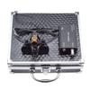 3.5X Binocular Loupes Magnifying Glasses + 5W Magnifying Lamp LED Headlamp with Filter and Belt Clip Aluminum Box Black view 2