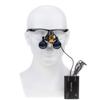 3.5X Binocular Loupes Magnifying Glasses + 5W Magnifying Lamp LED Headlamp with Filter and Belt Clip Aluminum Box Black view 4