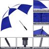 Baraida Golf Umbrella Large 62/68/72 Inch, Extra Large Oversize Double Canopy Vented Windproof Waterproof Umbrella, Automatic Open Golf Umbrella for Men and Women and Family.(62 Inch,White/Blue) view 4