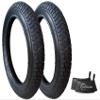 (2 Sets) 14 x 2.125 Kids Bike Replacement Tires and Tubes - Compatible with Most 14 Kids Bikes Like RoyalBaby, Joystar, and Dynacraft - Made from BPA/Latex Free Butyl Rubber view 1