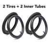 (2 Sets) 14 x 2.125 Kids Bike Replacement Tires and Tubes - Compatible with Most 14 Kids Bikes Like RoyalBaby, Joystar, and Dynacraft - Made from BPA/Latex Free Butyl Rubber view 2