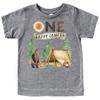One Fun Camper 1st Birthday Camping Outdoor Themed T-Shirts for Girls and Boys Granite Heather Shirt 12 Months view 1