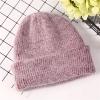 HNGM Hats Women's winter hat beanie women's hat women's winter hat beanie knitted autumn hat (Color : Wine Red) view 1