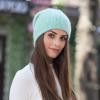 HNGM Hats Women's winter hat beanie women's hat women's winter hat beanie knitted autumn hat (Color : Wine Red) view 4