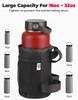 KEMIMOTO Bike Cup Holder, Handlebar Water Bottle Holder with Mesh Pockets, Oxford Fabric, Up to 32oz, 2 Pack view 4
