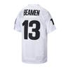 luqiaomaoyi Willie Beamen #13 Jamie Foxx Any Given Sunday Sharks Movie Men Football Jersey Stitched White Size XL view 3