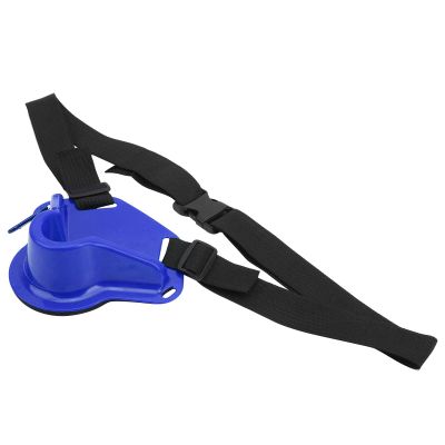 Alomejor Fishing Belly Belt Adjustable Fishing Belly Top Belt Fighting Fighting Waist Belt Portable Fishing Pole Holder(blue)