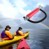 Amarine Made Bilge Pump,Red Bilge Pump for Kayaks,Canoes and Boats,Manual Kayak Hand Water Pumps Portable Sump Pump,Must Have Emergency Equipment for Kayakers (with hose) view 2