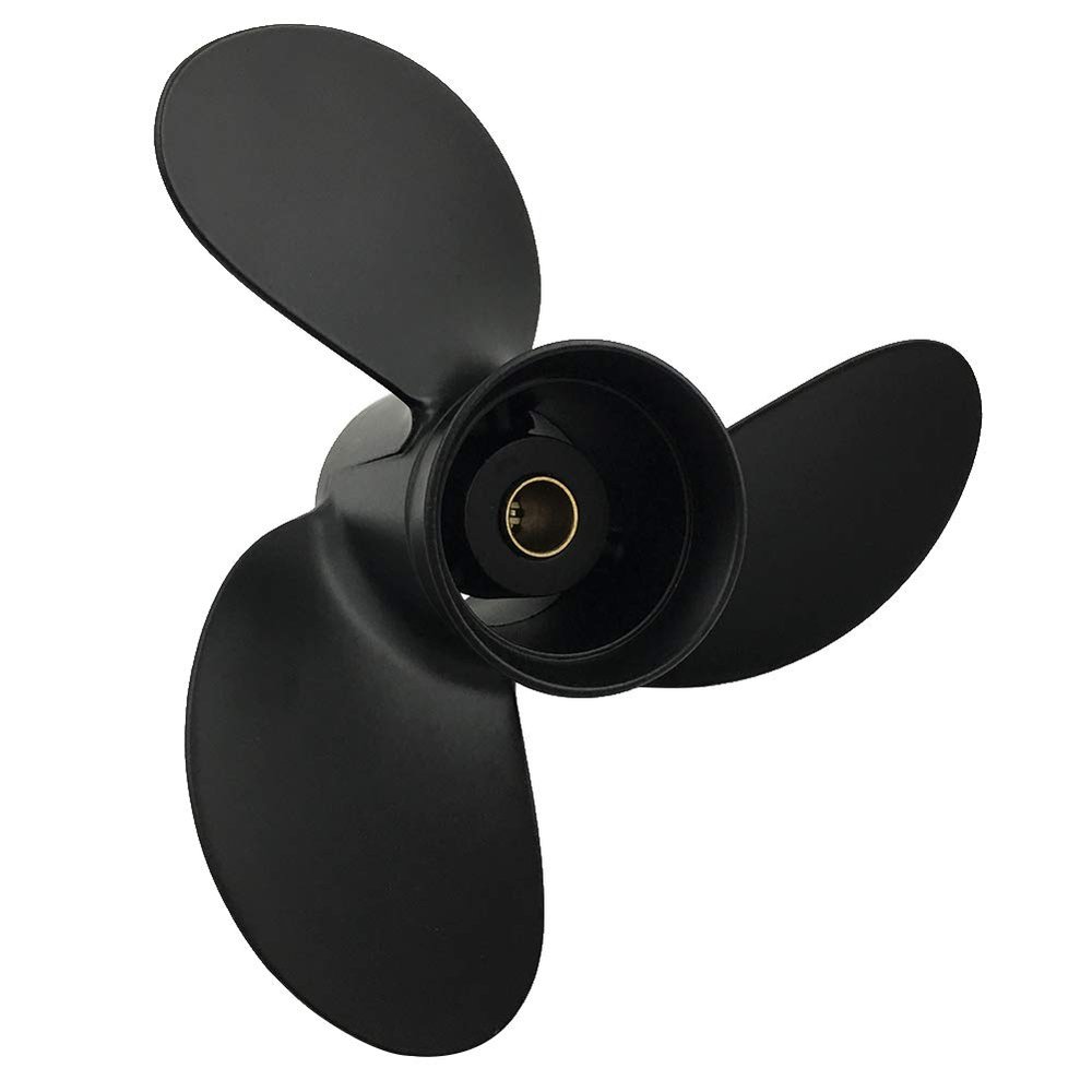 Yoofosun 8HP 9.9HP 3 Blade RH Prop Aluminum Outboard Propeller for Mercury Outboard Engine 8 1/2x9
