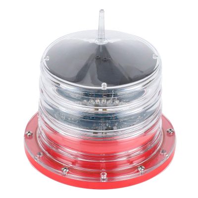 Boat Navigation Lights, Solar Power Beacon Light LED Flashing Floating Lamp IP68 for Marine Ship Boat