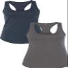 1533 Next Level The Ideal Racerback Tank 2XLIndigo-Dark Grey view 1