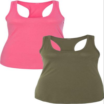 1533 Next Level The Ideal Racerback Tank 2XLPink-Army